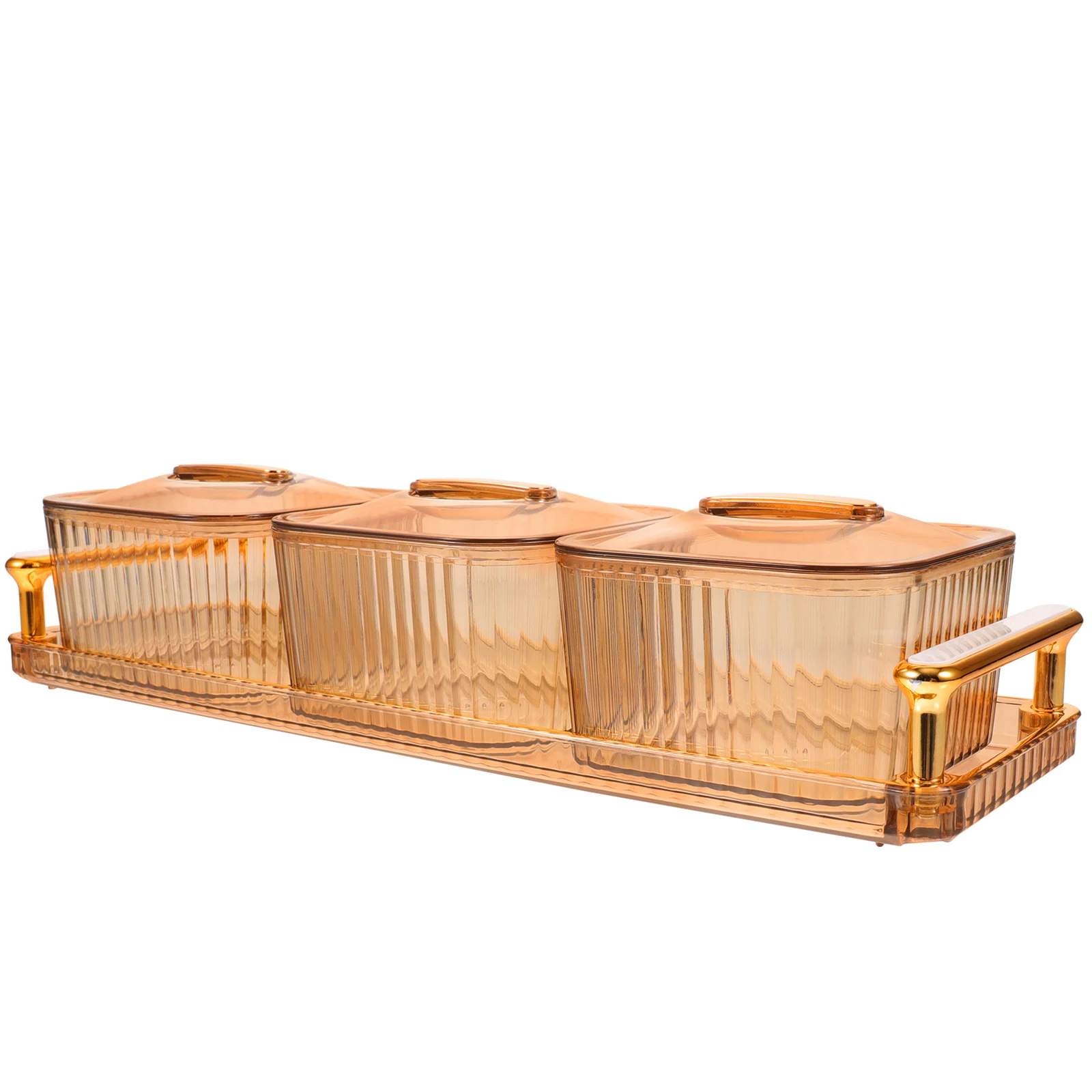 

Candy Box Dessert Container Fruit Serving Tray Platter Snack Plastic Holder Organizer