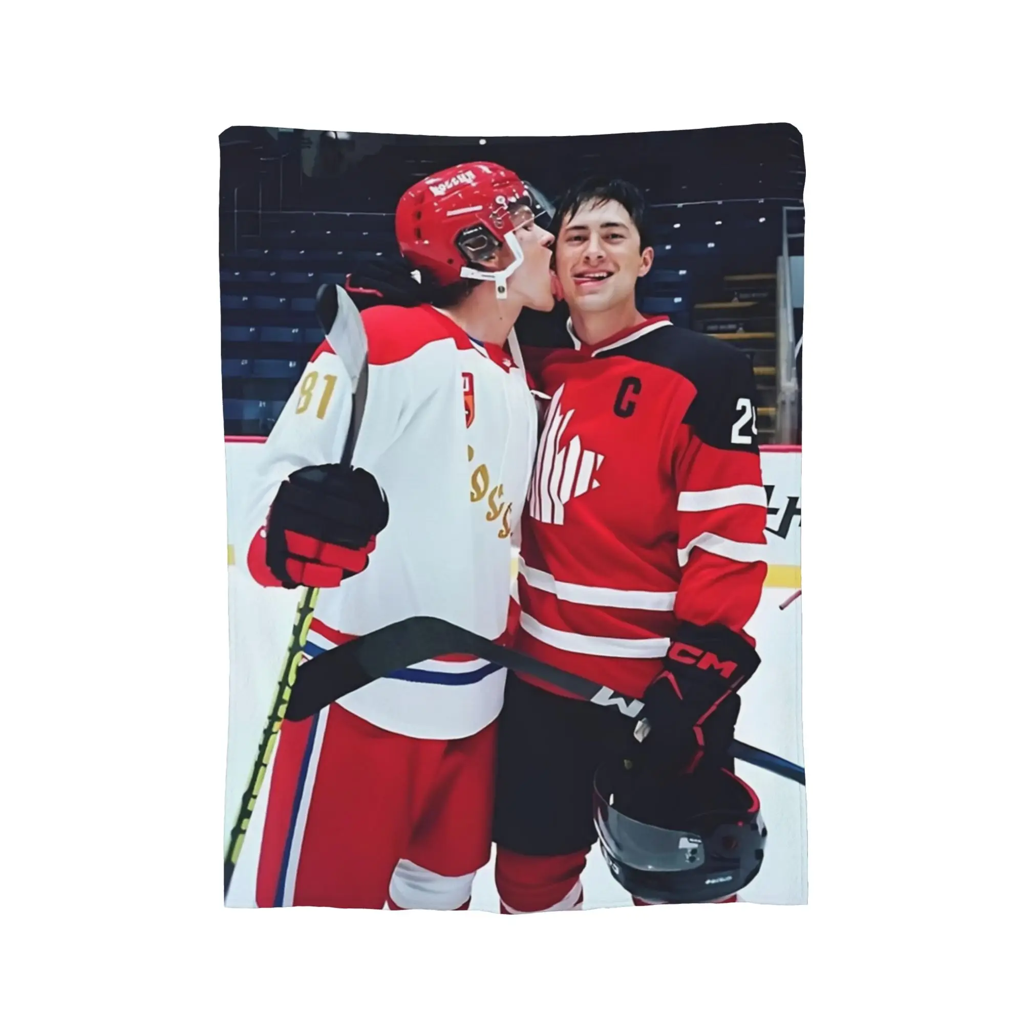 Heated Rivalry Humorous Blanket Ultra Soft Hollander and Ilya Rozanov  Throw Blankets for Couch 50x60 Inch Multiple Sizes Quilt