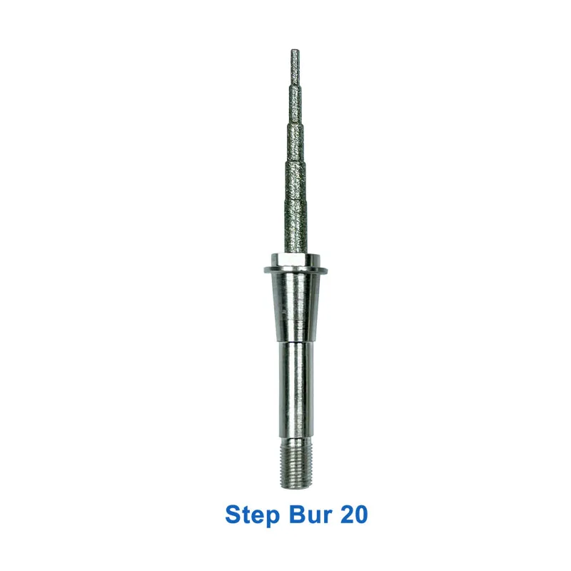 Imagem -02 - Sirona-fresadoras Dentárias Cilindro Pointed Bur 12s Step Bur Dissilicato de Lítio Ferramentas de Laboratório Dental Ccam Cerec Mcxl