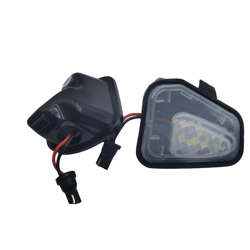 폭스 바겐 Passat B7 CC Scirocco Jetta MK6 EOS 비틀 R LED 사이드 백미러 바닥 지상 램프 웅덩이 환영 라이트 카 스타일링 썸네일 3