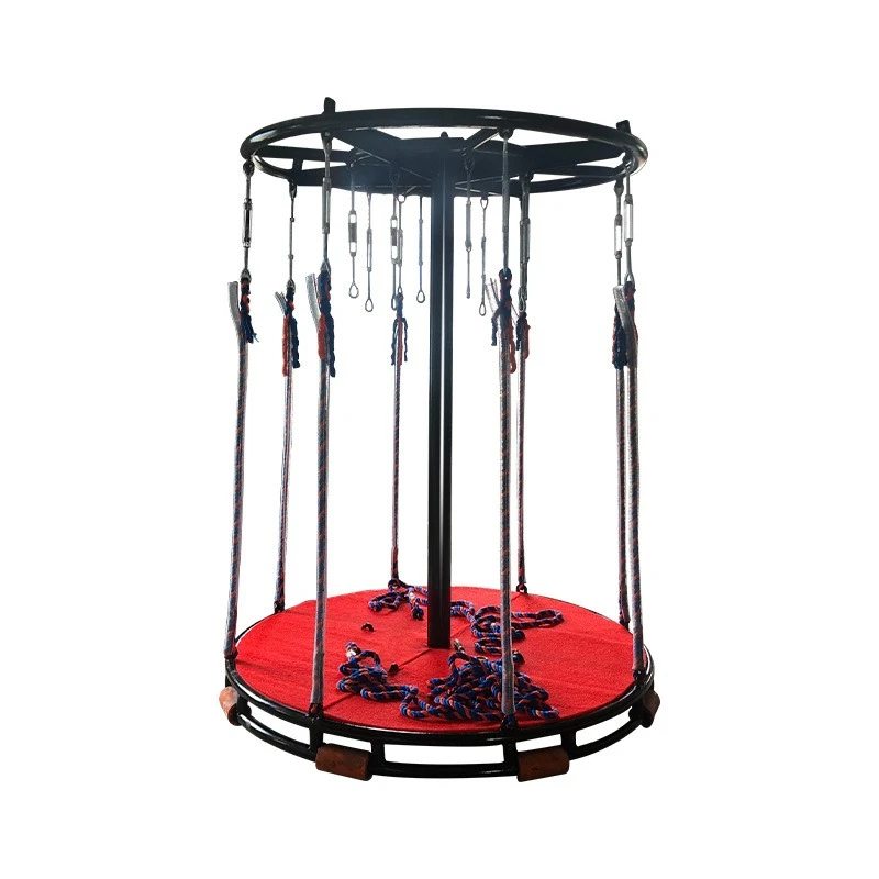 Hanging cage sea folding column station 4 6 8 10 people loading and unloading lifting protection woven hanging basket