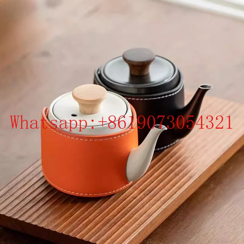 

Mini Q pot Handless thick mouth small teapot Small household 304 stainless steel ear hanging coffee hand brewing pot