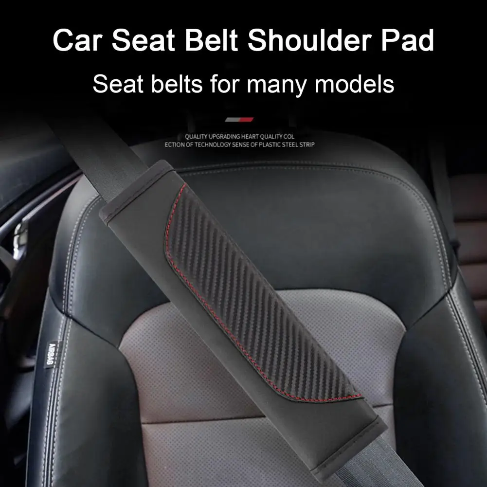 Car Seat Belt Shoulder Pads Universal Car Seat Belt Cover Protector Cushion Shoulder Pad Wear Resistant Vehicle for Simple