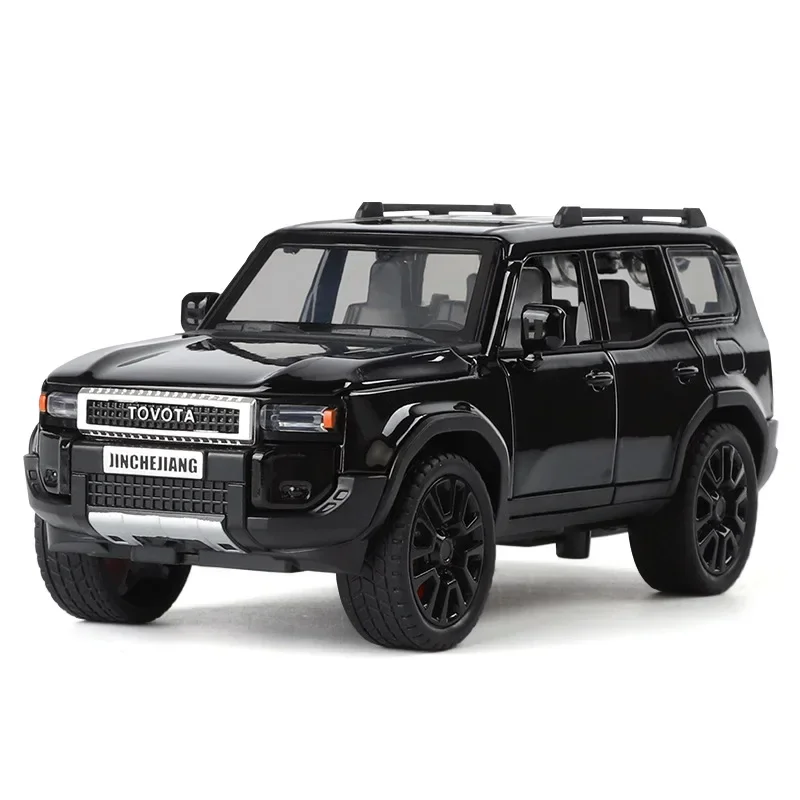 1:32 Toyota Prado SUV High Simulation Diecast Metal Alloy Model car Sound Light Pull Back Collection Kids Toy Gift A952