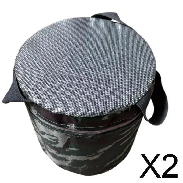 

2xGarden Wearable Stool Chair Outdoor Fishing Chair for Farm Planting Farming