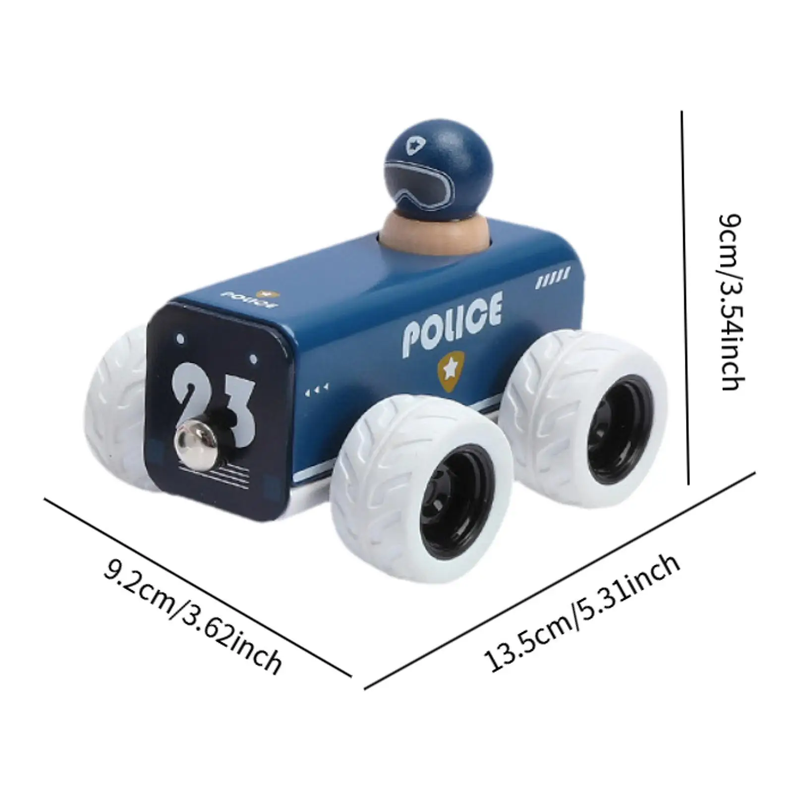 Drewniany Samochodzik z Napędem Pull Back, Uroczy, Wczesna Edukacja, Upominek na Przyjęcie, Pojazd do Zabawy dla Niemowląt, do Przedszkola, dla Dzieci, Chłopców i Dziewczynek