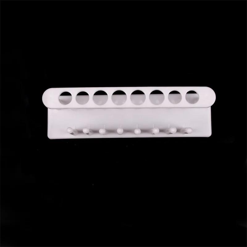 8 Holes Plastic Test Tube Rack Testing Tubes Holder Storage Stand Lab Supplies