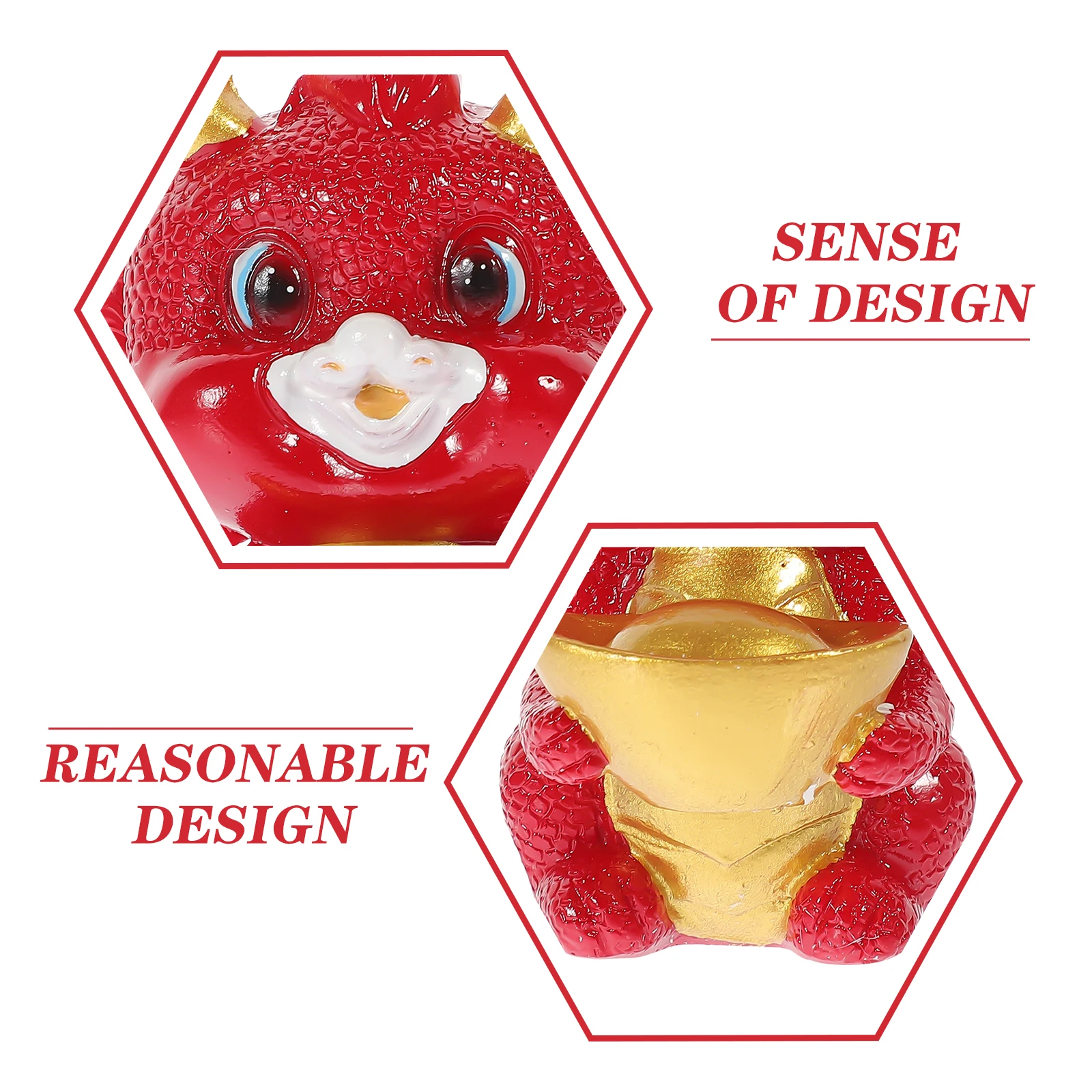

Statue Resin Desktop Chinese Zodiac Animal Cabinet Ornament Small Craft Decoration Dragon Indoor Resin Dragon
