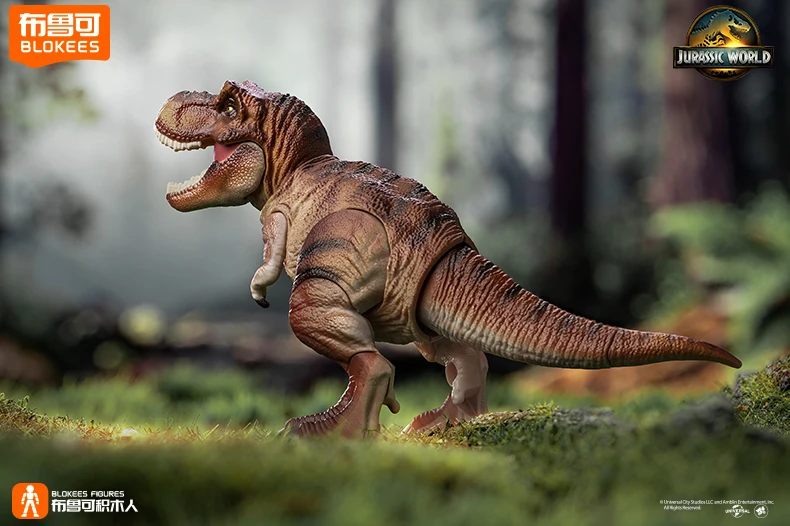 BLOKEES Baustein Mann Natürliches Set -Jurassic Period World Dinosaurier Dinosaurier Montagemodell Blind Box Spielzeug Kindergeschenke