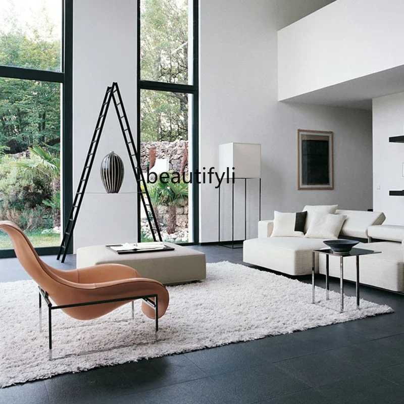 

ss26 Nordic Light Роскошный художественный креативный стул из стеклопластика Модное кресло для отдыха с креслом для приема на вилле Дизайнерский стул