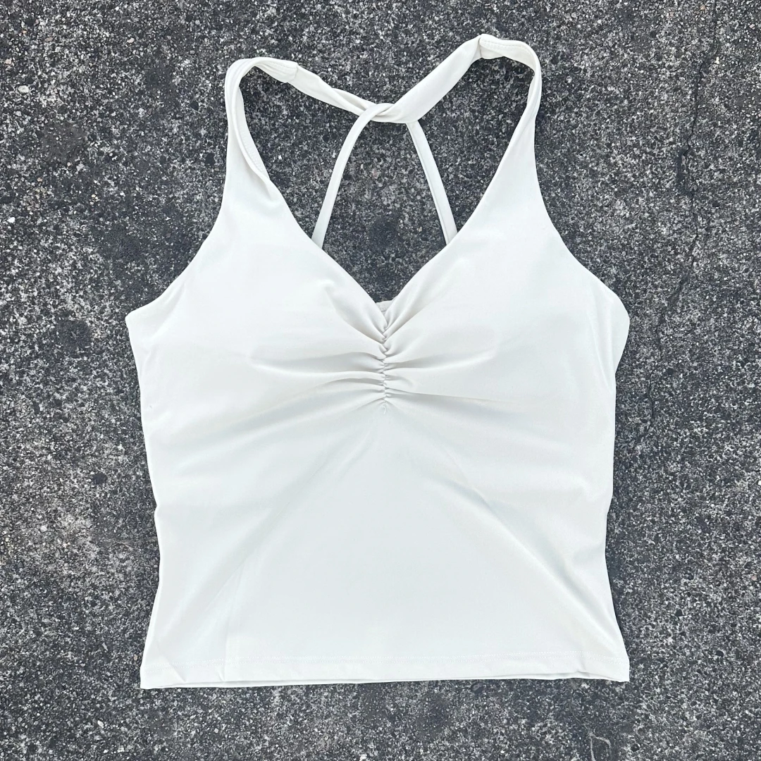 Solid Color High Strength Women Cross Fitness Sport Bra Soft Tank Top Comprehensive Training Gym Yoga Underwear With Chest Pad