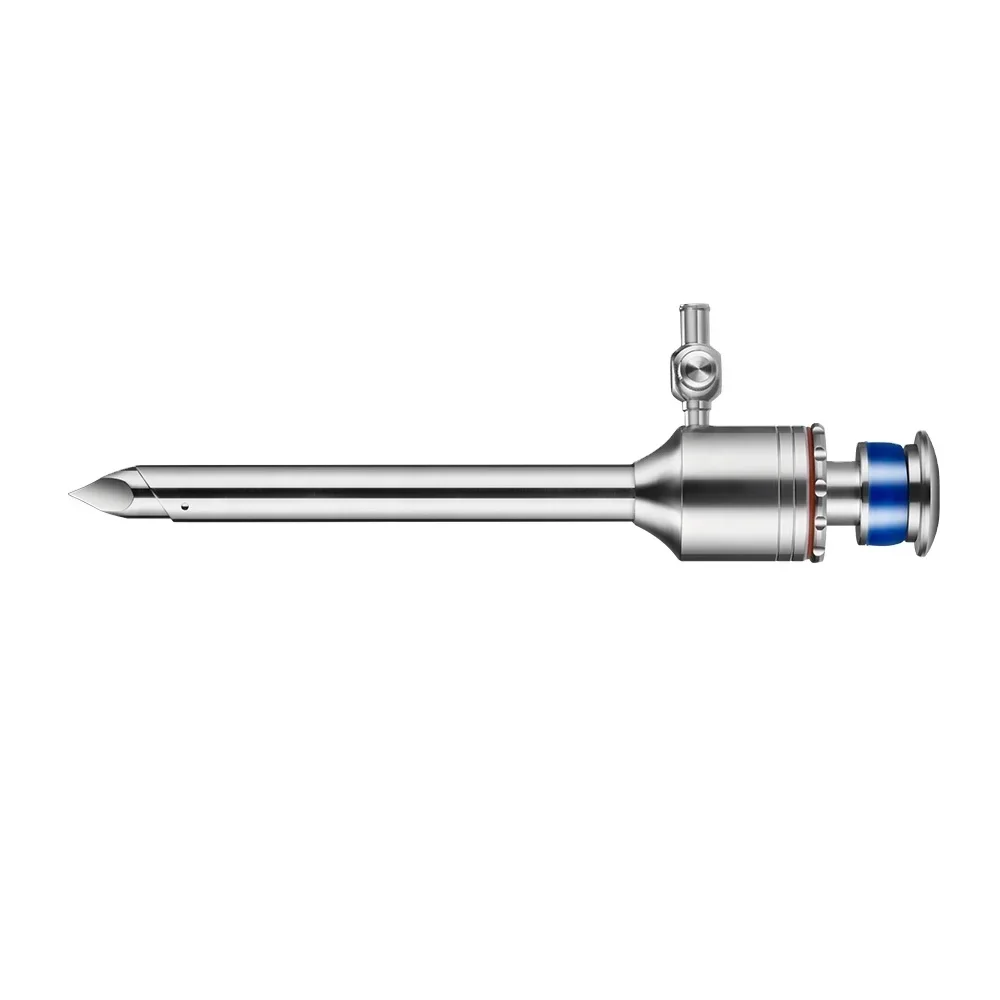 Cross Valve Magnetic Trocar Titanium Alloy With Safety 10.5X100mm 5.5X100mm Laparoscopic Surgical Instruments