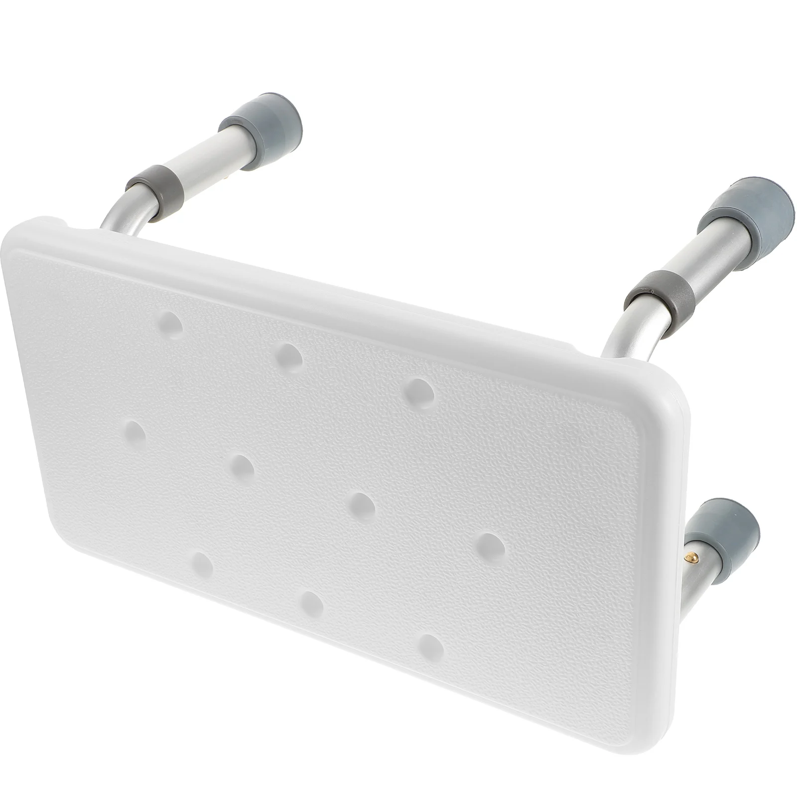 

1Pcs Adjustable Height Shower Chair Square Aluminum Alloy Bath Stool Non-Slip Pe Seat Plate Sturdy Shower Seating for Elderly