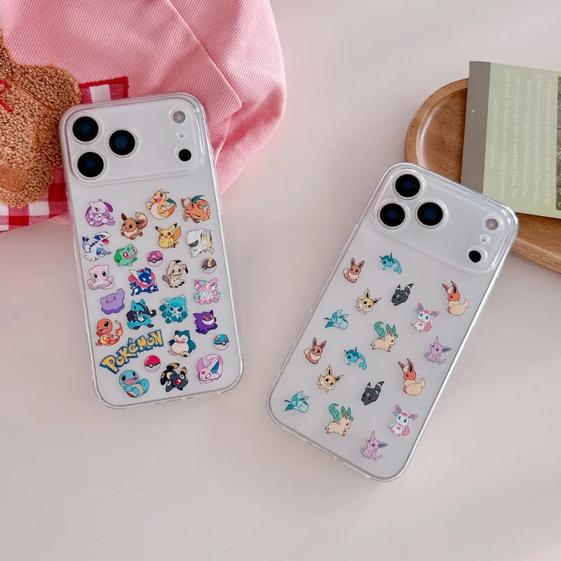 حافظة لهاتف آيفون 17 15 14 13 12 11 16 Pro Max Plus 17Air mini Mew Greninja Pokemmons #2