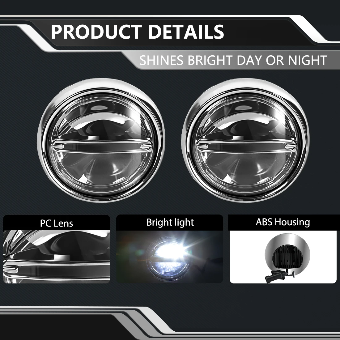 2pcs Front Bumper Lamp For BMW Mini Cooper F55 F56/R55 R56 LED DRL Daytime Running Rally Light Driving Headlight Car Accessories