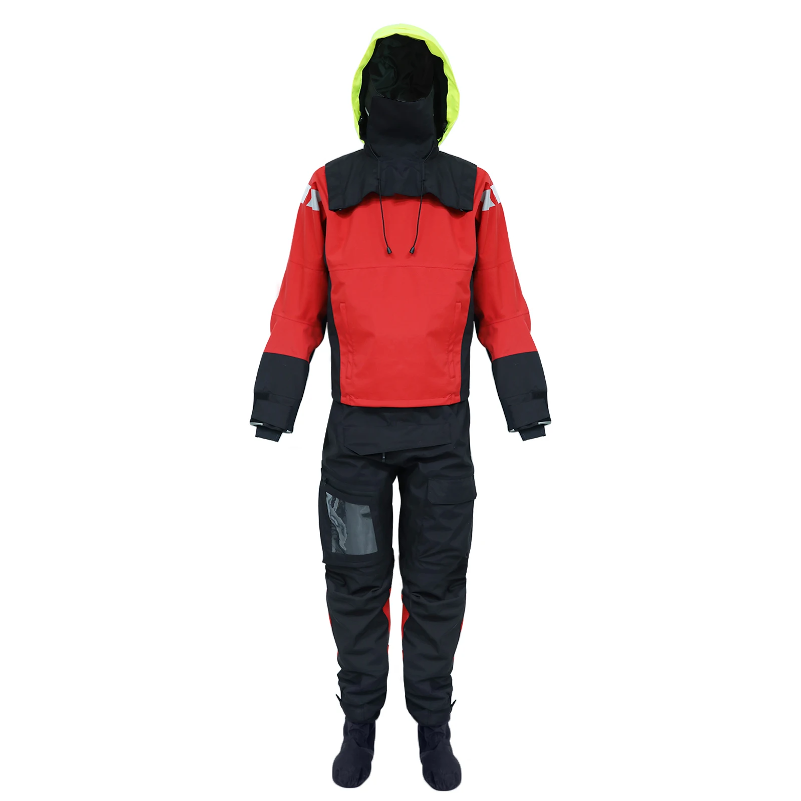 Custom Drysuits Women's Sailing Standard Dry Suit Waterproof In Cold Water Kayaking With Hooded Latex Cuff Kayak Dry Suit