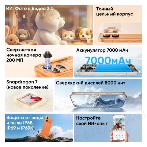 Смартфон Honor 600, 8/512ГБ, 12/256ГБ — изображение товара