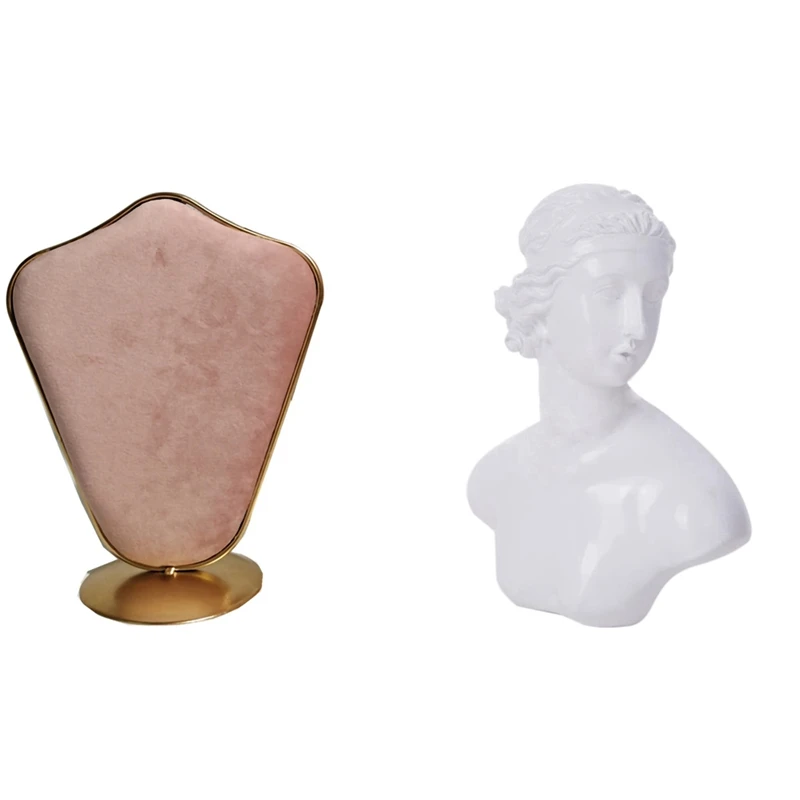 

2 Pcs Jewelry Display Stand Earrings Jewelry Counter Display Photo Display Props Jewelry Storage Rack, A & B