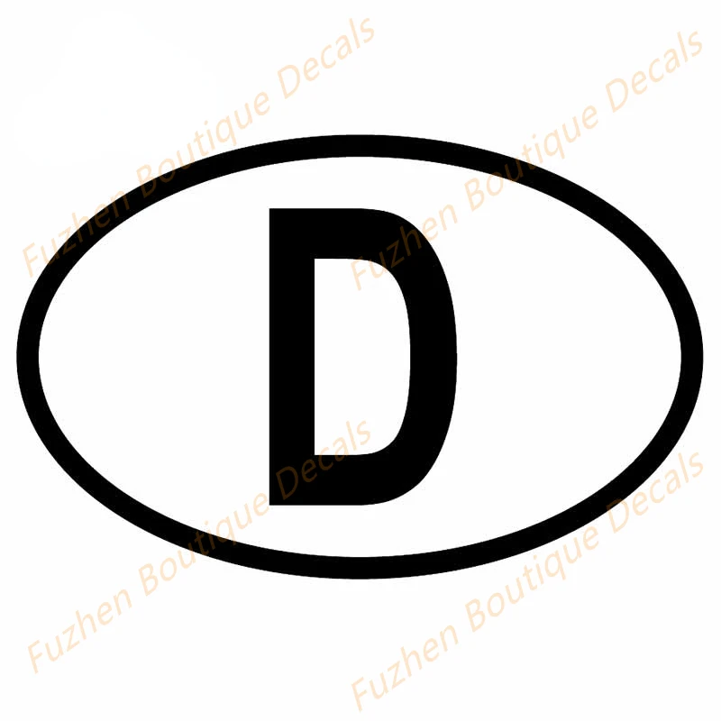 

Fuzhen Boutique Decals Exterior Accessories for Deutschland BRD Aufkleber Vinyl Car Stickers Personality Windshield Trunk Decal