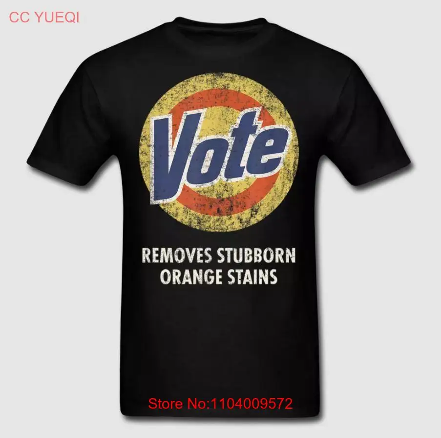 Anti-Trump Vote Shirt Removes Stubborn Orange Stains Funny Detergent T-Shirt