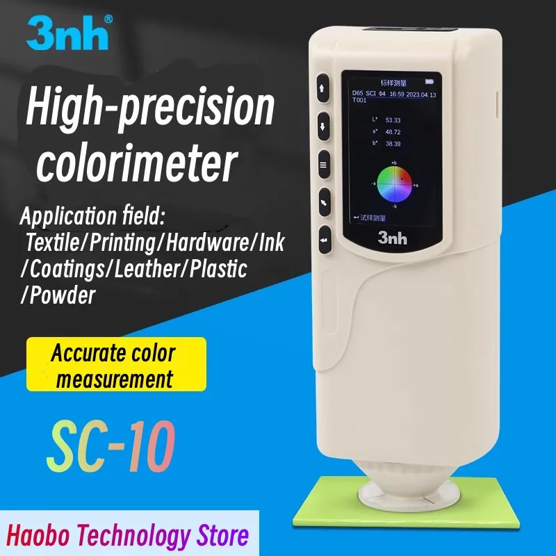 3nh SC-10 Handheld Colorimeter Measuring Diameter 4mm High Precision Dual Positioning SC-10 Colorimeter Measuring