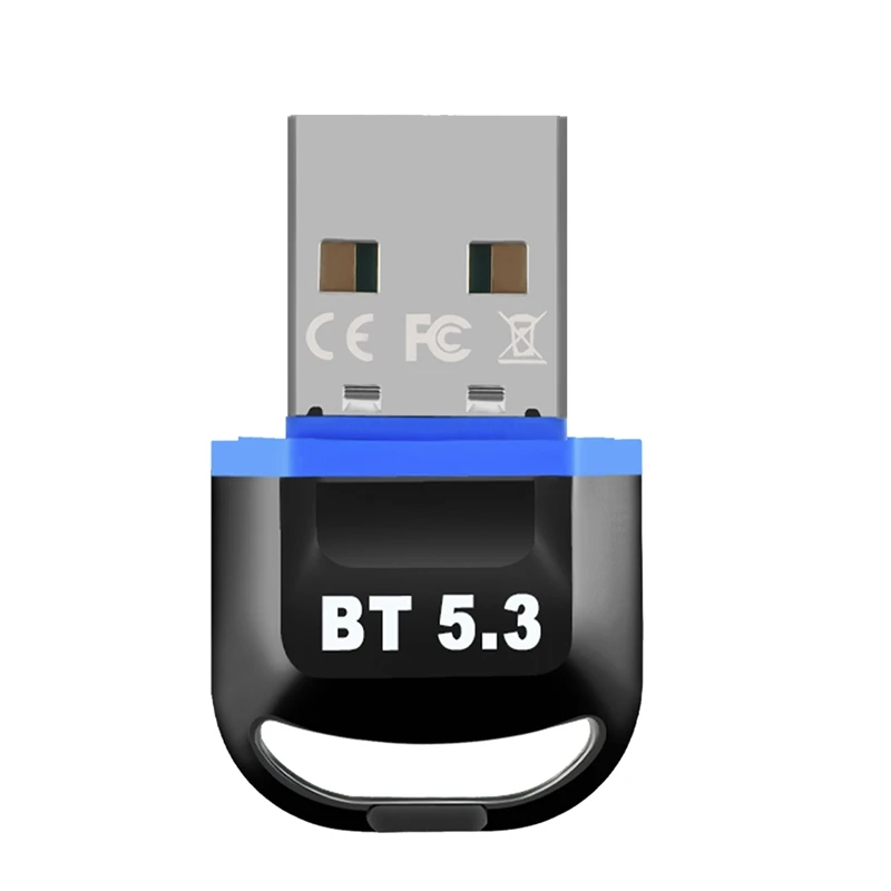 AU67-USB Bluetooth Adapter For Pc USB Bluetooth Dongle 5.3 Wireless Bluetooth Connector Receptor USB Key For Computer