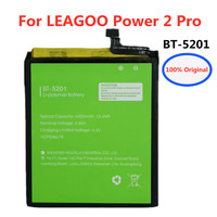 New BT5201 4000mAh Original Battery For LEAGOO Power 2 Pro Power2 Pro BT-5201 Smart Mobile Phone Built-in Batteries Bateria