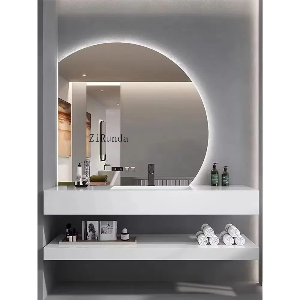 

Туалетный столик, деревянный шкаф для ванной комнаты с зеркалом Светоизлучающий диод