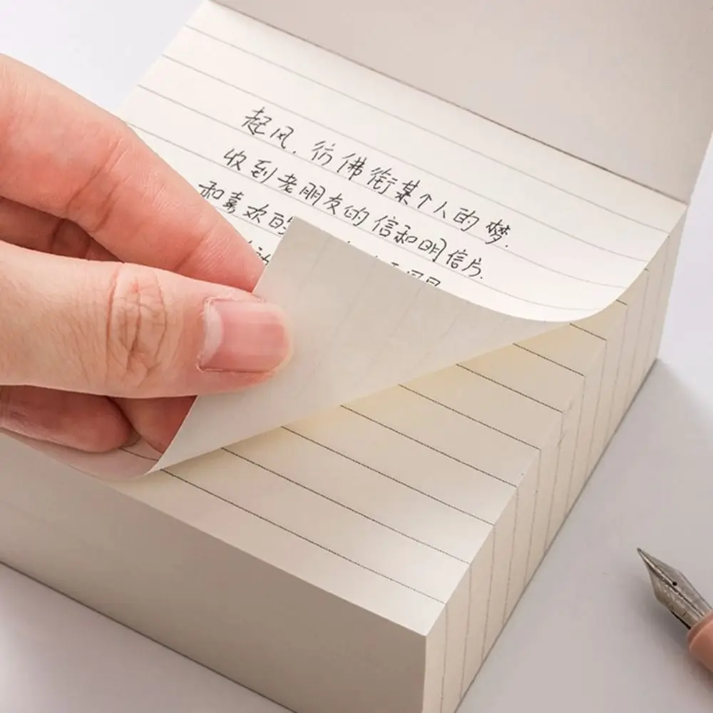 Korean Meaasge Paper Note Paper Memorandum Note Pads Note Pads Non-Sticky Thickness Memo Pads Student