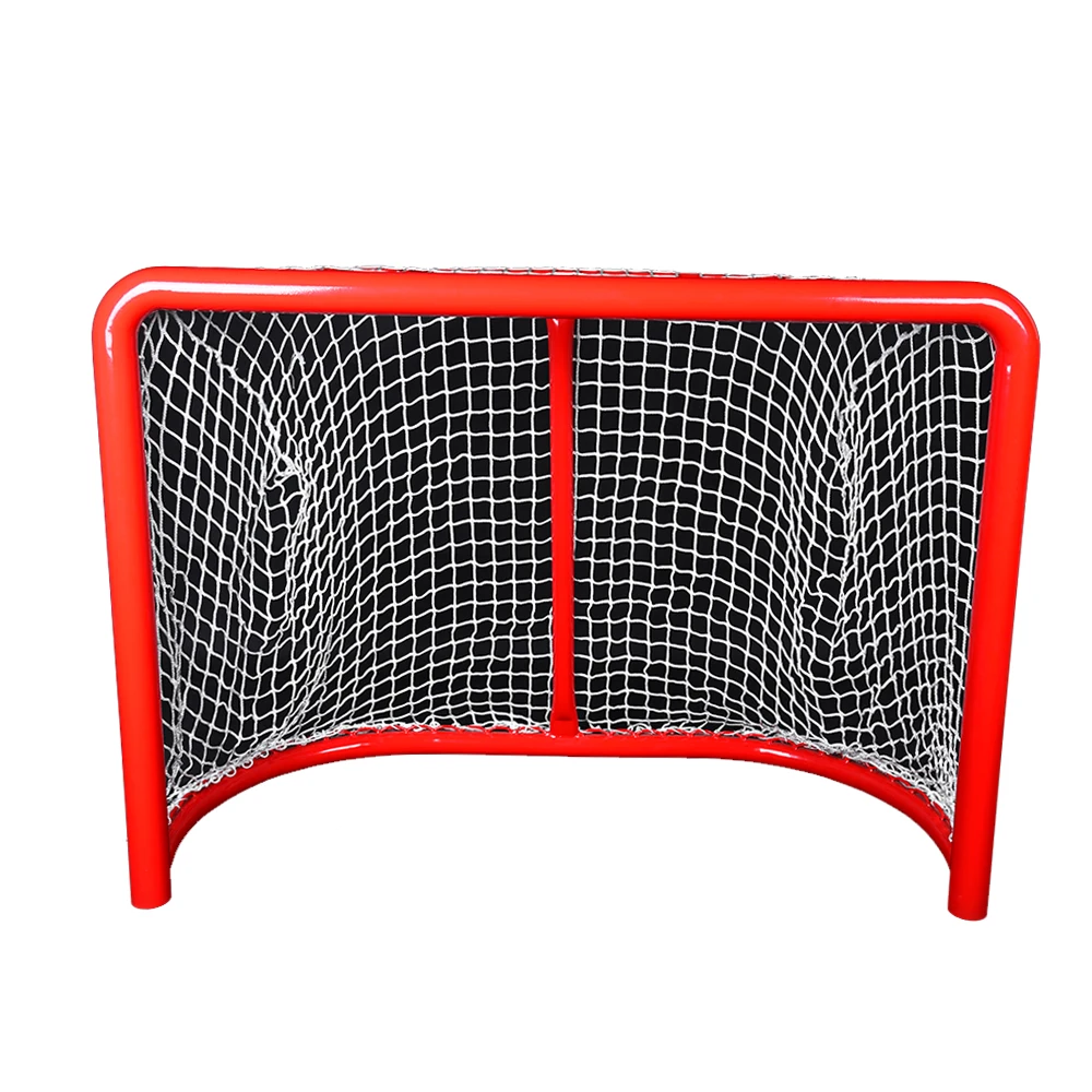 Hot-selling Team Sports Red Steel Practice Football Training Portable Soccer Goal With Net