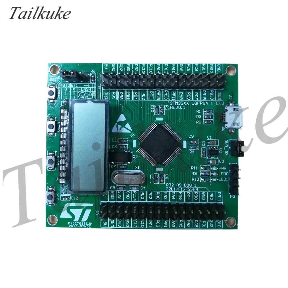 STM32L053R8T6 Low Power Development Board Evaluation Board USBHID, Segmented LCD, Low Power Routines