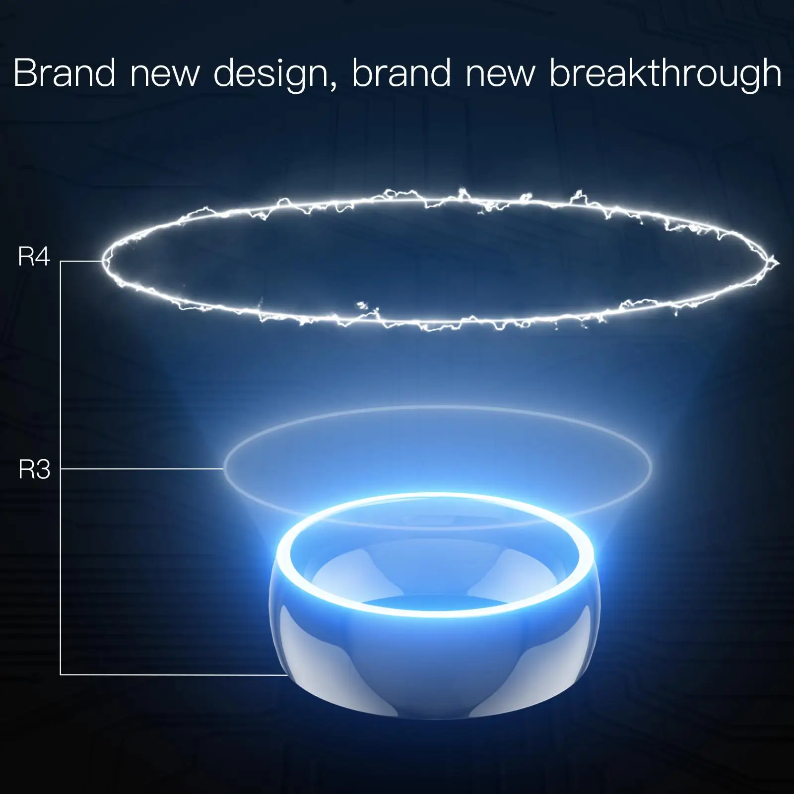 

R4 Керамическое умное кольцо Цифровые модные умные аксессуары IP68 Водонепроницаемое кольцо