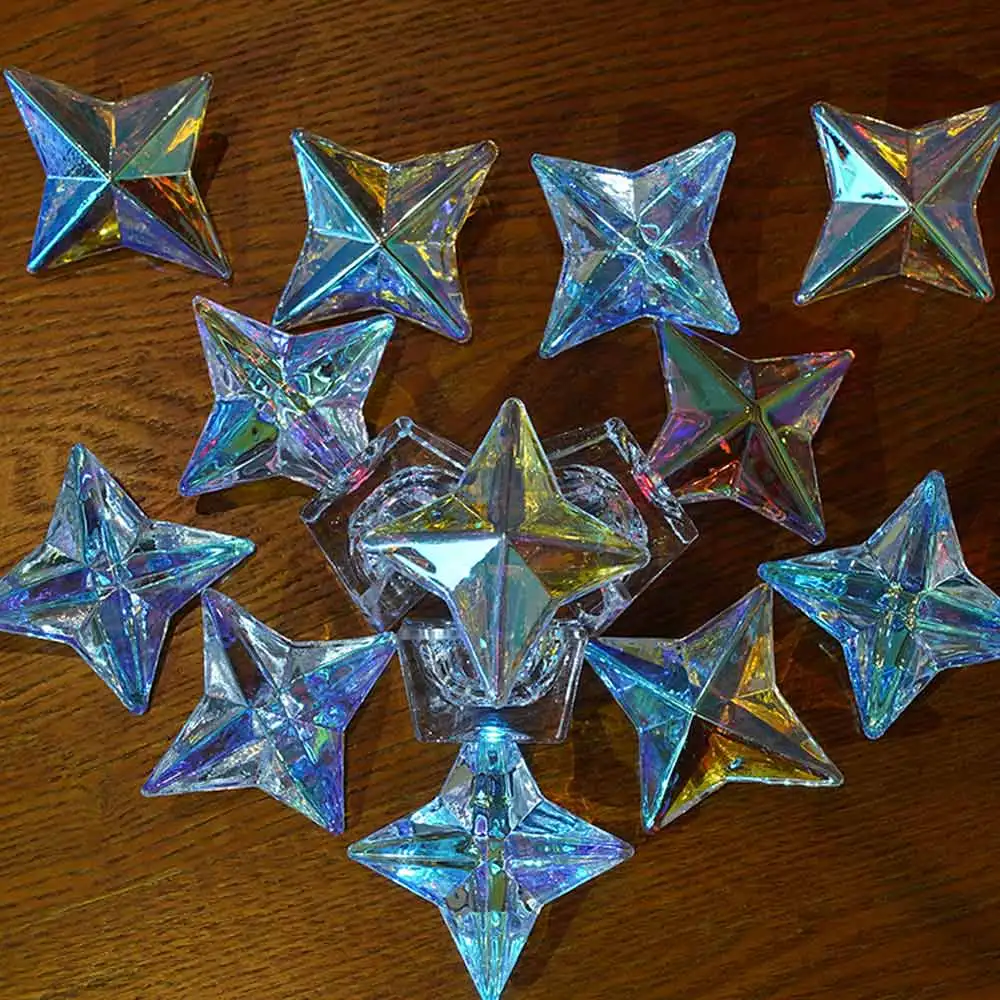 Juego Genshin Impact periféricos Primogems modelo vidrio sintético adornos coleccionables Keqing/Yae Miko figura juguetes regalos de cumpleaños