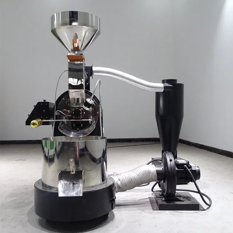 

Kg Coffee Roaster Commercial Gas Fried Bean Machine Semi-straight Fire Semi-hot Air Roasting Machine CMR8079