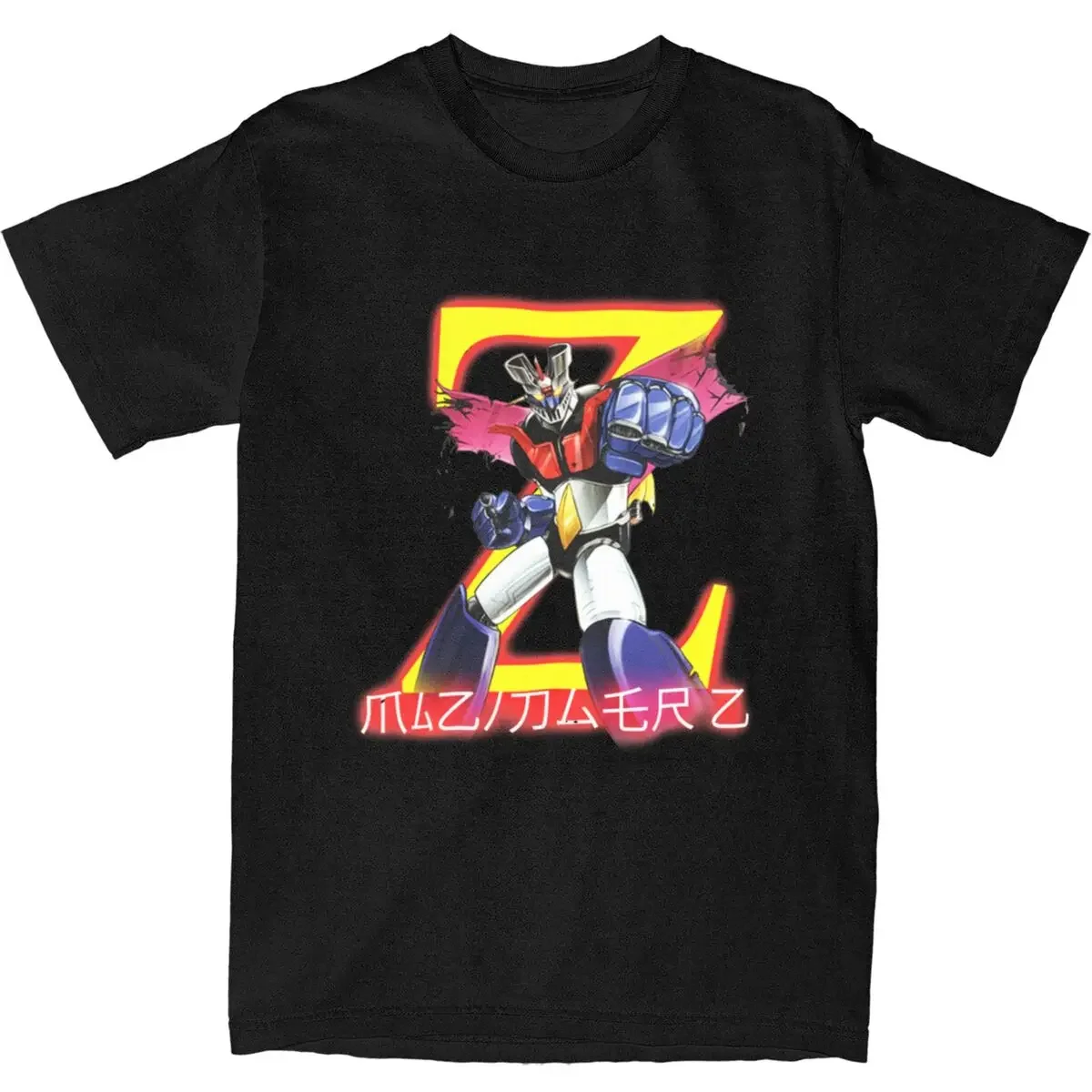 Mazinger Z Super Robot Outfits T-Shirt Men Women Awesome Pure Cotton Adult Clothing