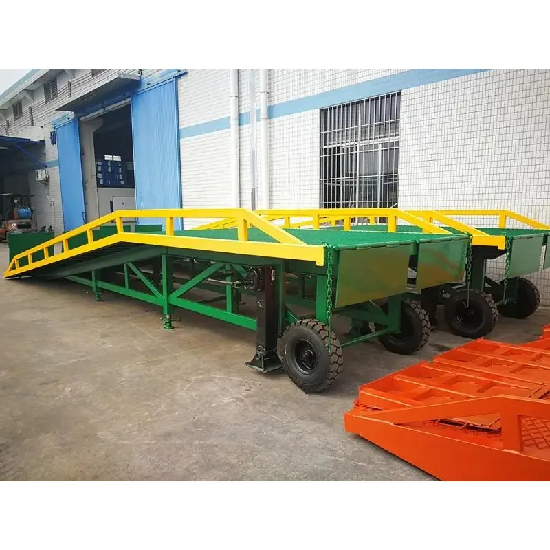

Mobile hydraulic gantry container forklift ramp loading unloading lifting platform FOB price