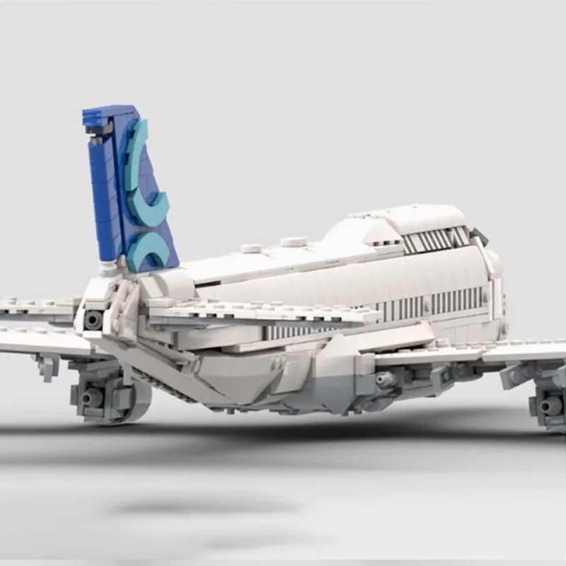MOC-160693 Block Airplane Airliner Boeing 747 Building Block Kids and kids toys DIY birthday Gifts