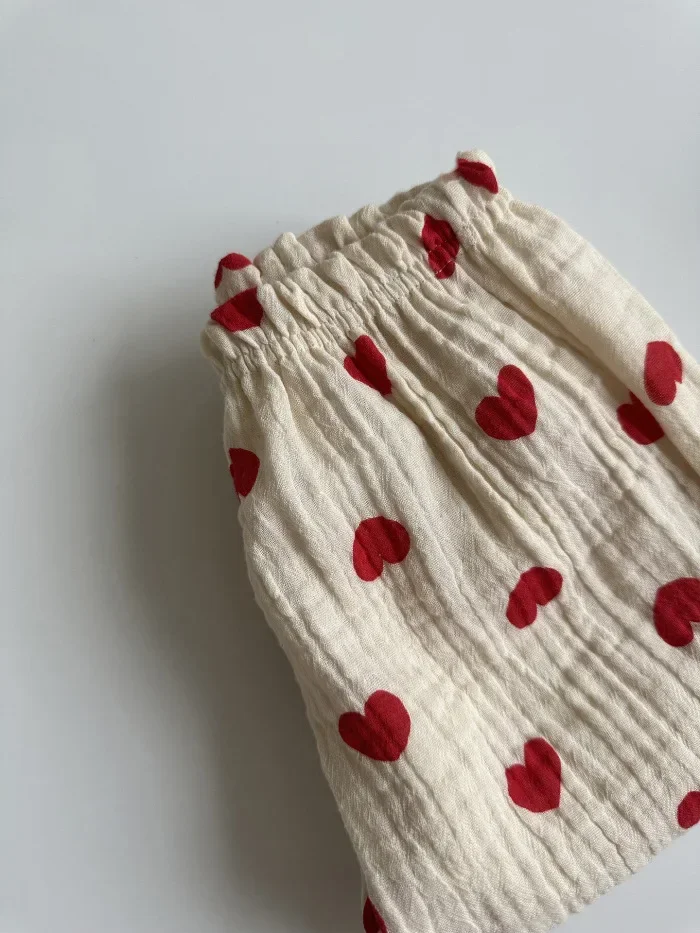 Bio-Baumwoll-Musselin-Hosen für Babys, süße Capri-Hosen mit Muster, weiche, leichte Hosen für Neugeborene und Kleinkinder, für alle Jahreszeiten. – Detail 17
