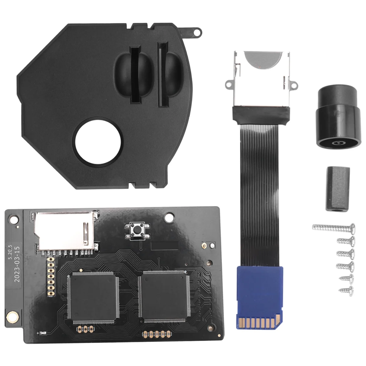 A45U For GDEMU V5.20.5 Optical Drive Emulation Board Kit for Dreamcast GDU DC VA1 Console SD Extension Black