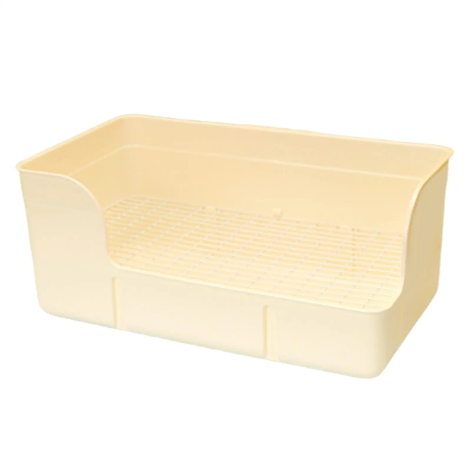 Pet Rabbit Rabbit Urinal Tray Animal Bathroom Supplies Rectangular Corner Toilet Box Potty Train for Small Animals