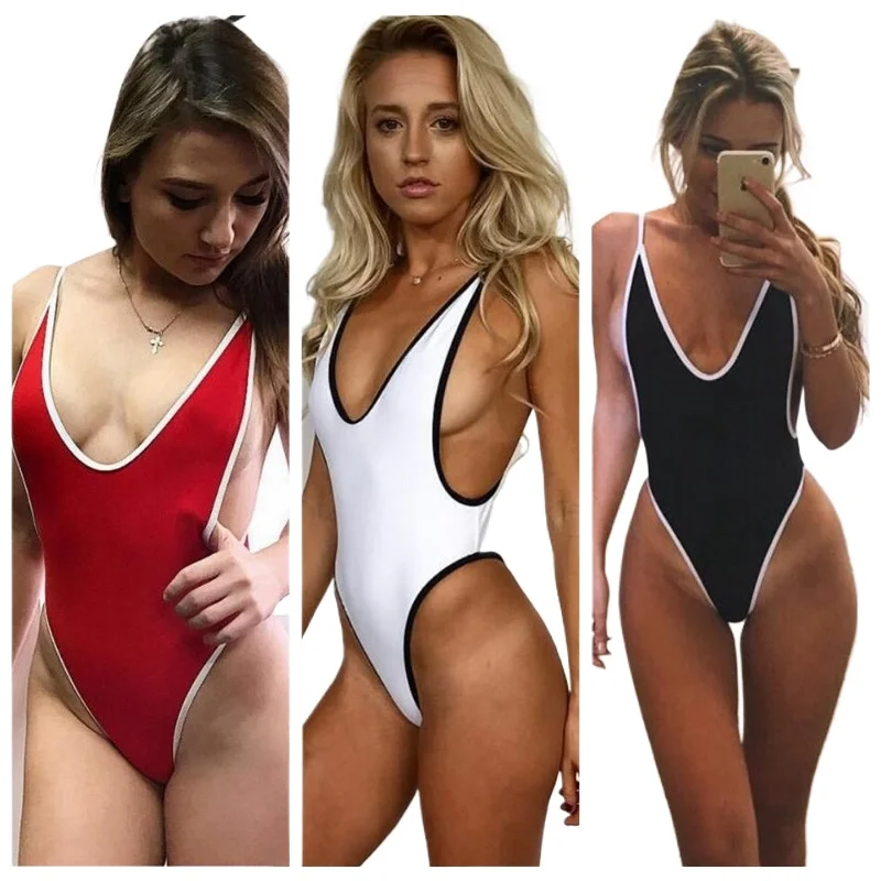 Swimwear Women  European-style Bikini Swimsuit Women's Sexy Underwear Sports One-piece Swimsuit Bikini Three-point Suspenders