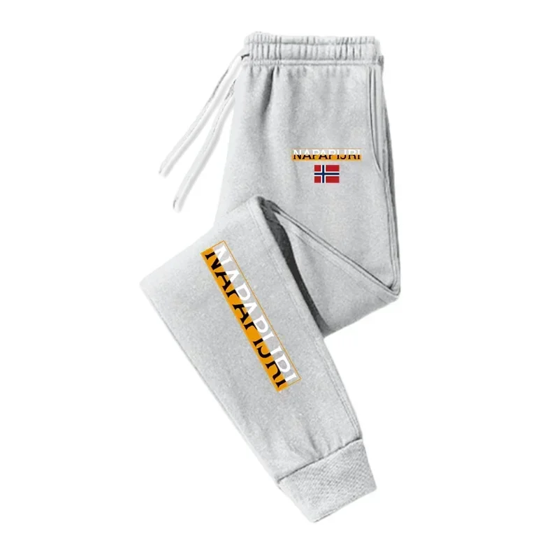 جديد الرجال Sweatpants ربيع الخريف الصوف السراويل الرياضية السراويل عادية الرباط جيوب السراويل السراويل Sweatpants للرجال #4