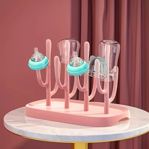 아기 병 배수 랙 편리한 건조 랙 랙 교수형 드레이너 아기 워터 컵 건조 랙 브래킷