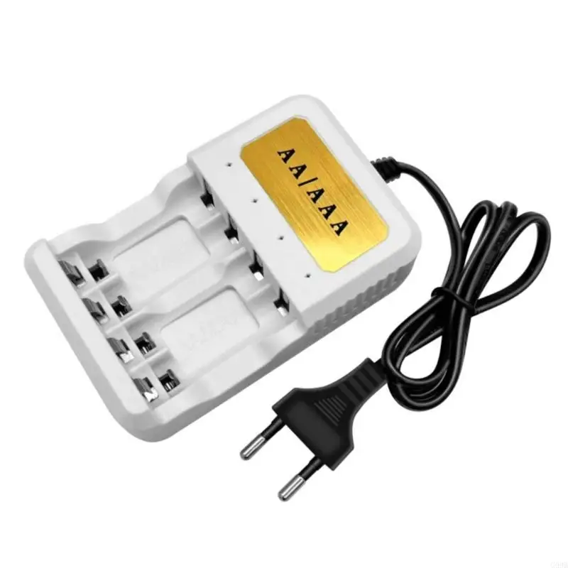 

G99B Universal 2A 3A зарядное устройство для аккумулятора 4-слота Интеллектуальная зарядная адаптерная база белый