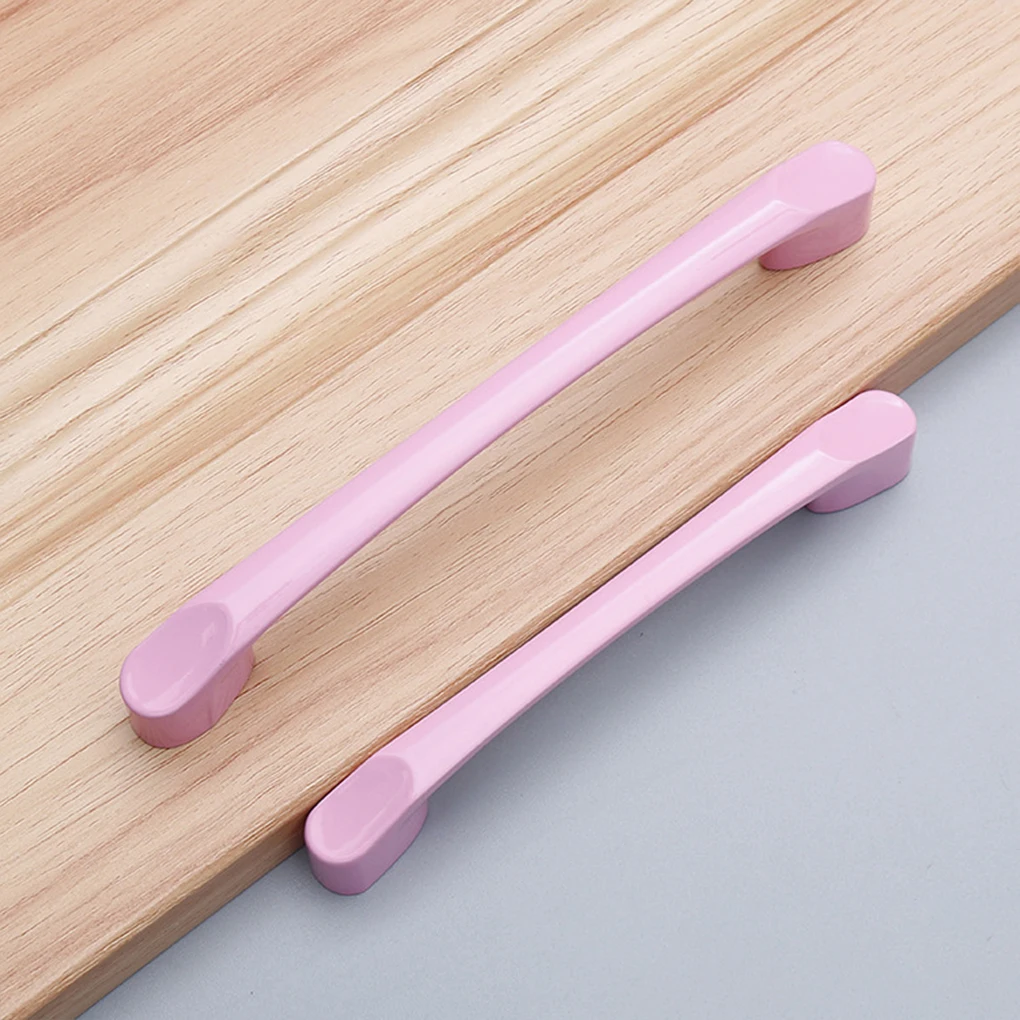 Durable Aluminum Alloy Door Handles For Long-lasting Performance Wide Application Door Pull Handle pink 128mm