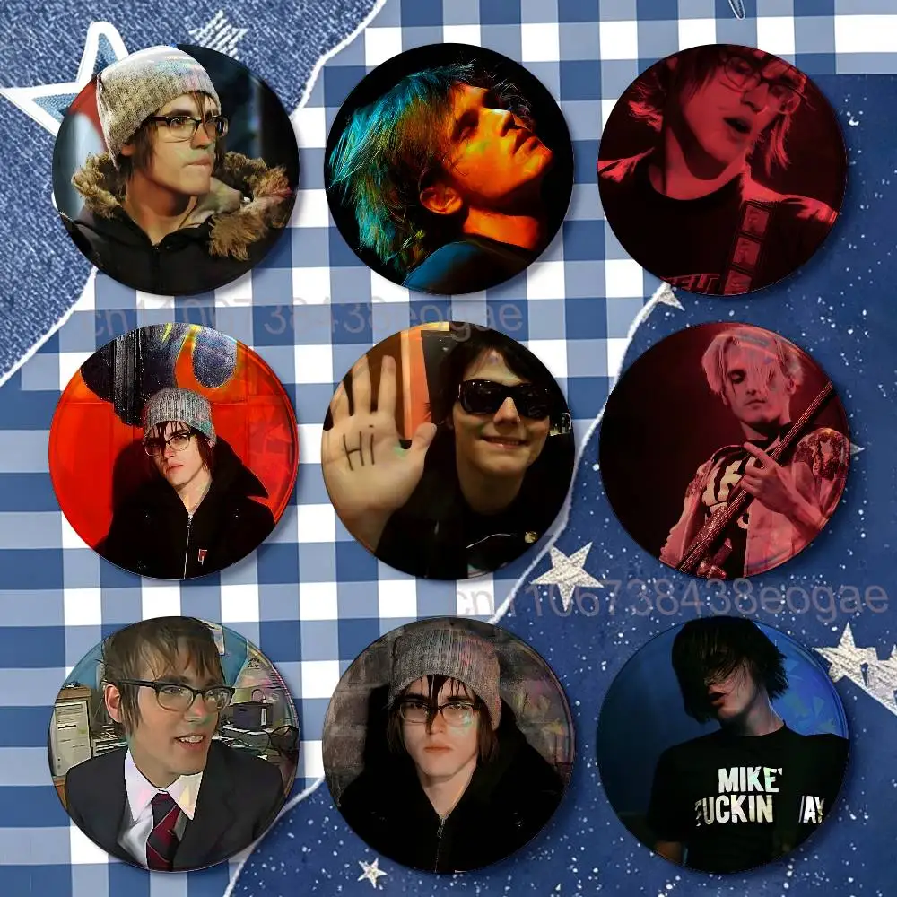 M-Mikey Way M-MCR HD Print Badges Pretty Round Display Brooches IP merchandise 32mm 58mm 75mm 44mm 25mm