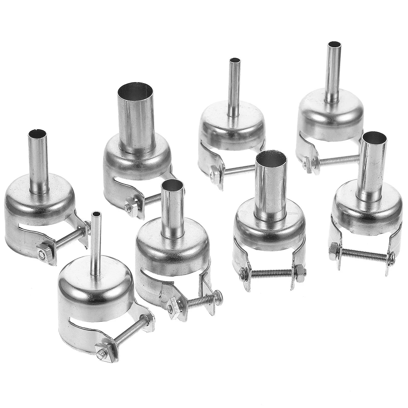 8 قطعة مجموعة فوهة لحام الهواء الساخن مقاومة للصدأ ومقاومة درجات الحرارة العالية لمرفقات أداة إصلاح محطة اللحام #4