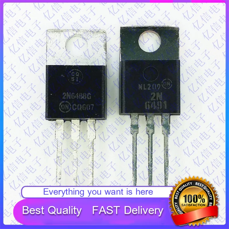 10Pcs/Lot New Original PLATINUM 2N6491G COMPLEMENTARY SILICON POWER Transistor Good Quality  In Stock