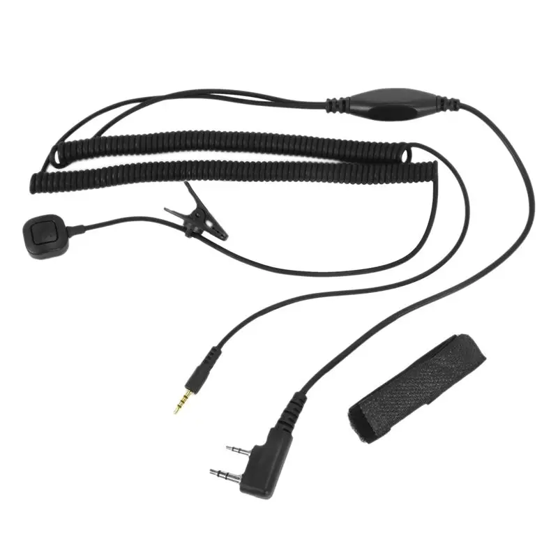 AB56-2X V3 V6 V8 V1098A V5S Bluetooth Helmet Headset Special Connecting Cable For Kenwood Baofeng UV-5R Two Way Radio