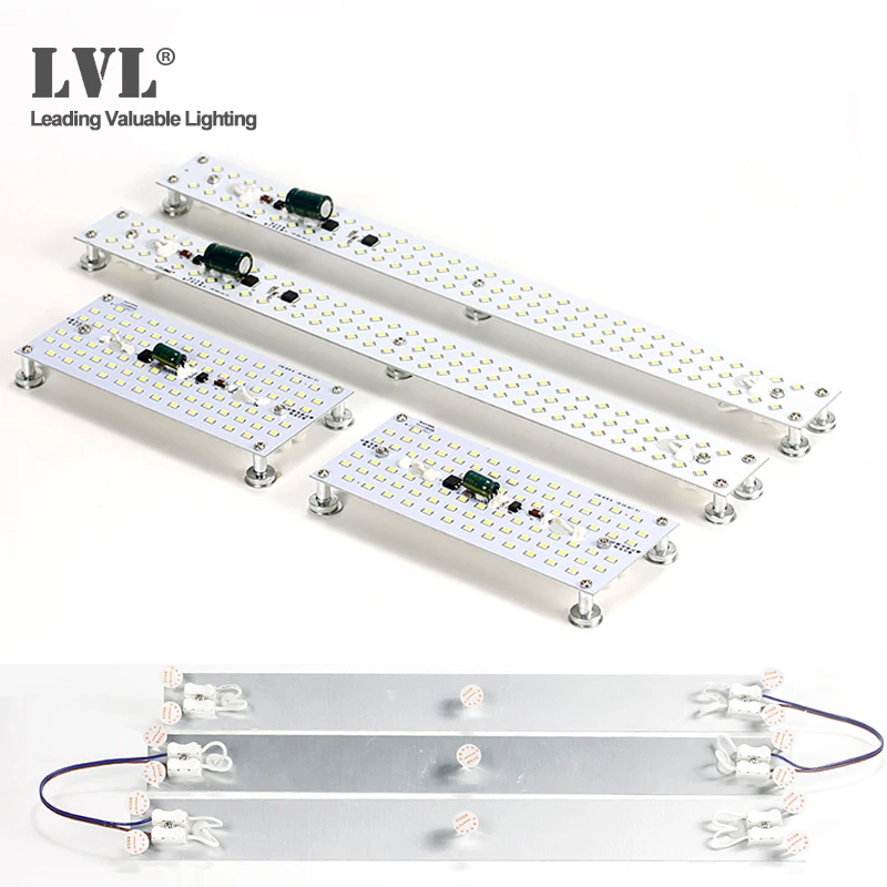 Led Chip Input 220V 230V 240V 4000K 6000K SMD2835 10W 18W 25W 40W Retrofit Ceiling Lamp Source Magnetic Installation Light Board